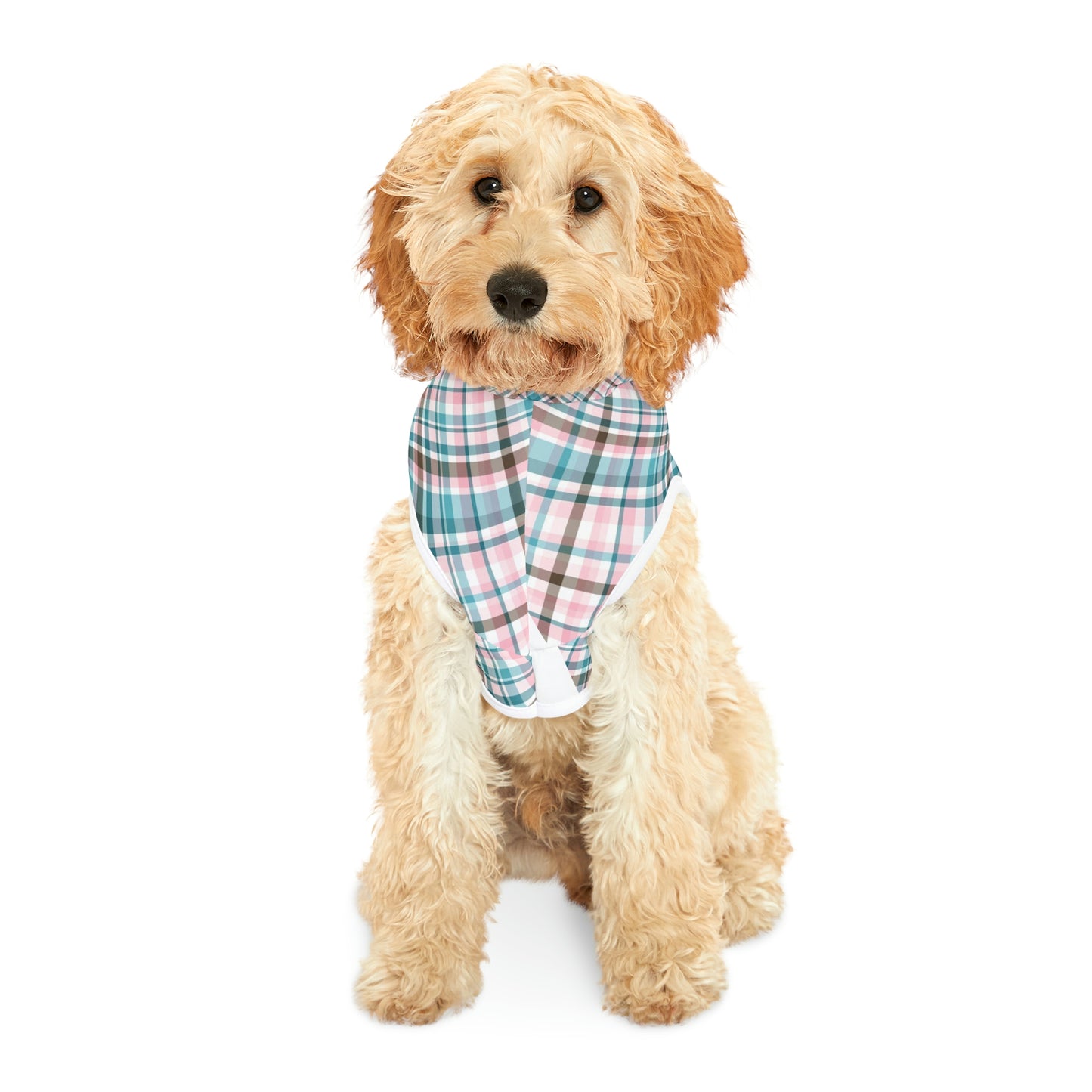 Personalized Dog Hoodie Plaid Dog