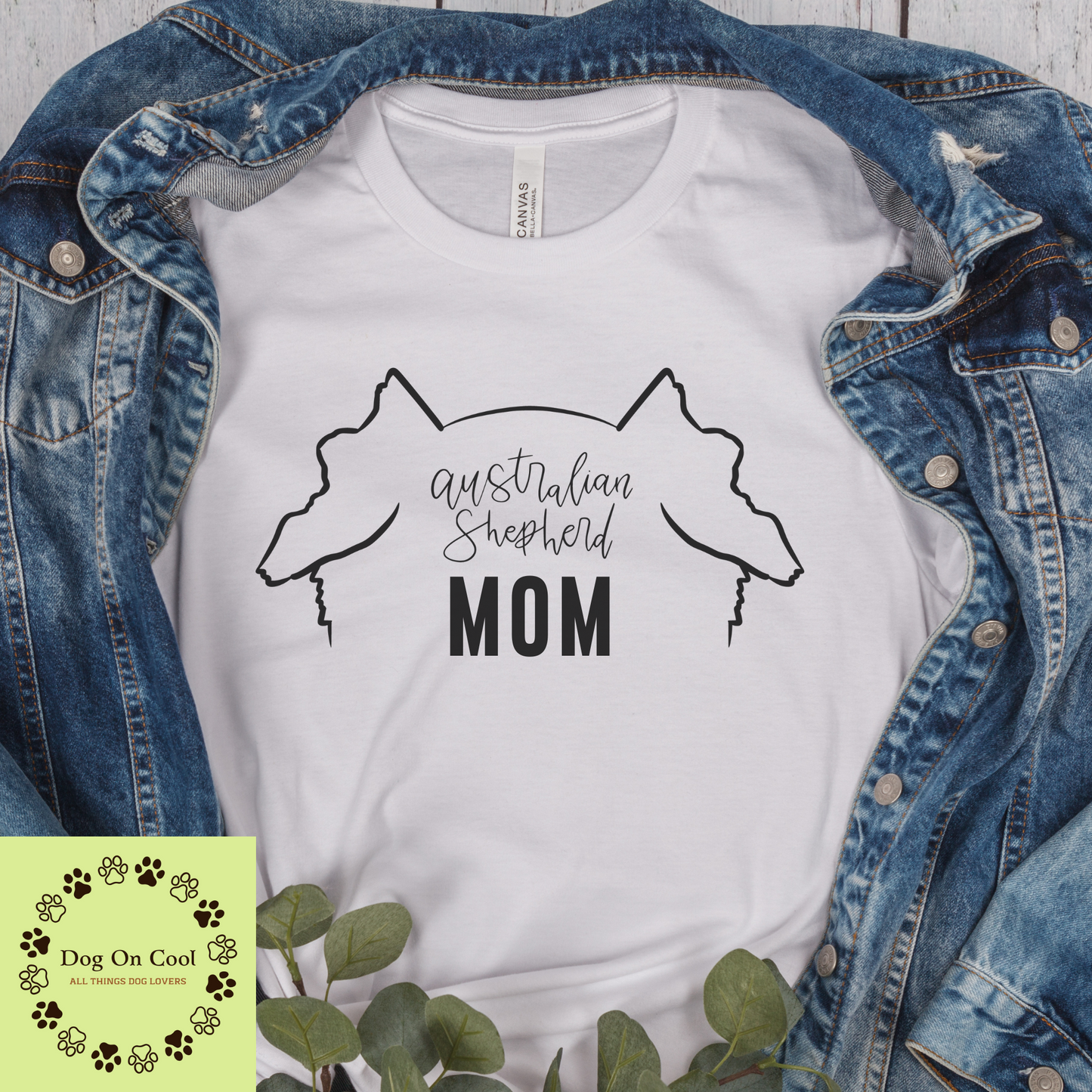 Australian Shepherd Dog Mom Tshirt Crewneck Sweatshirt or Hoodie