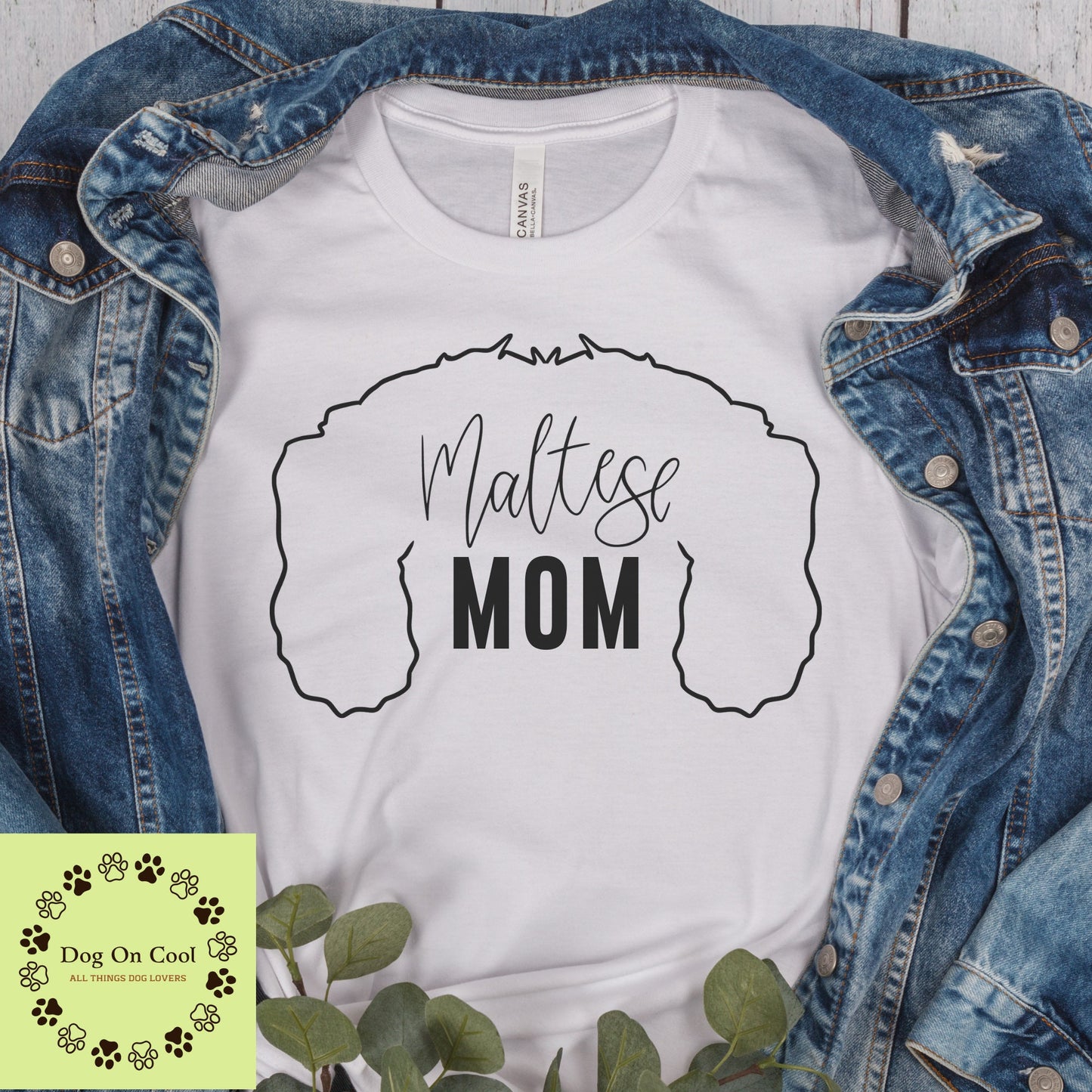 Maltese Dog Mom Tshirt Crewneck Sweatshirt or Hoodie