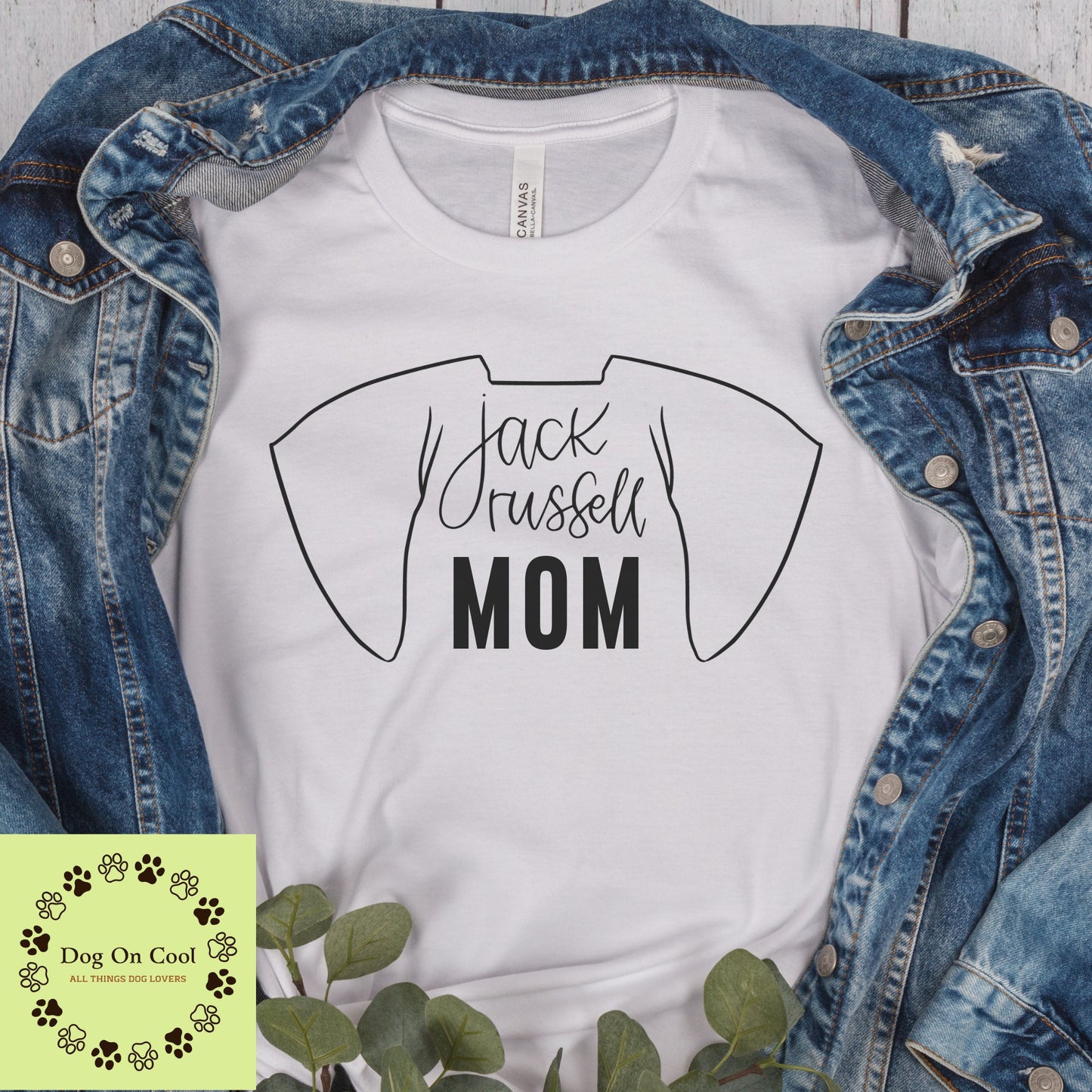 Jack Russell Terrier Dog Mom Tshirt Crewneck Sweatshirt or Hoodie