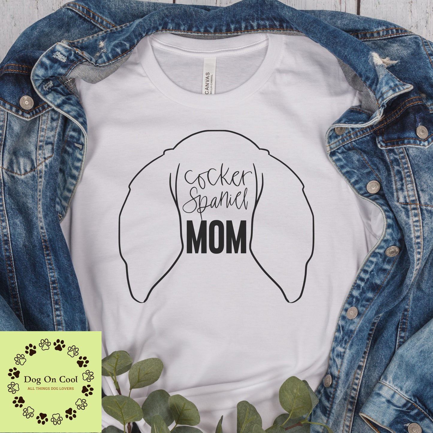 Cocker Spaniel Dog Mom Tshirt Crewneck Sweatshirt or Hoodie
