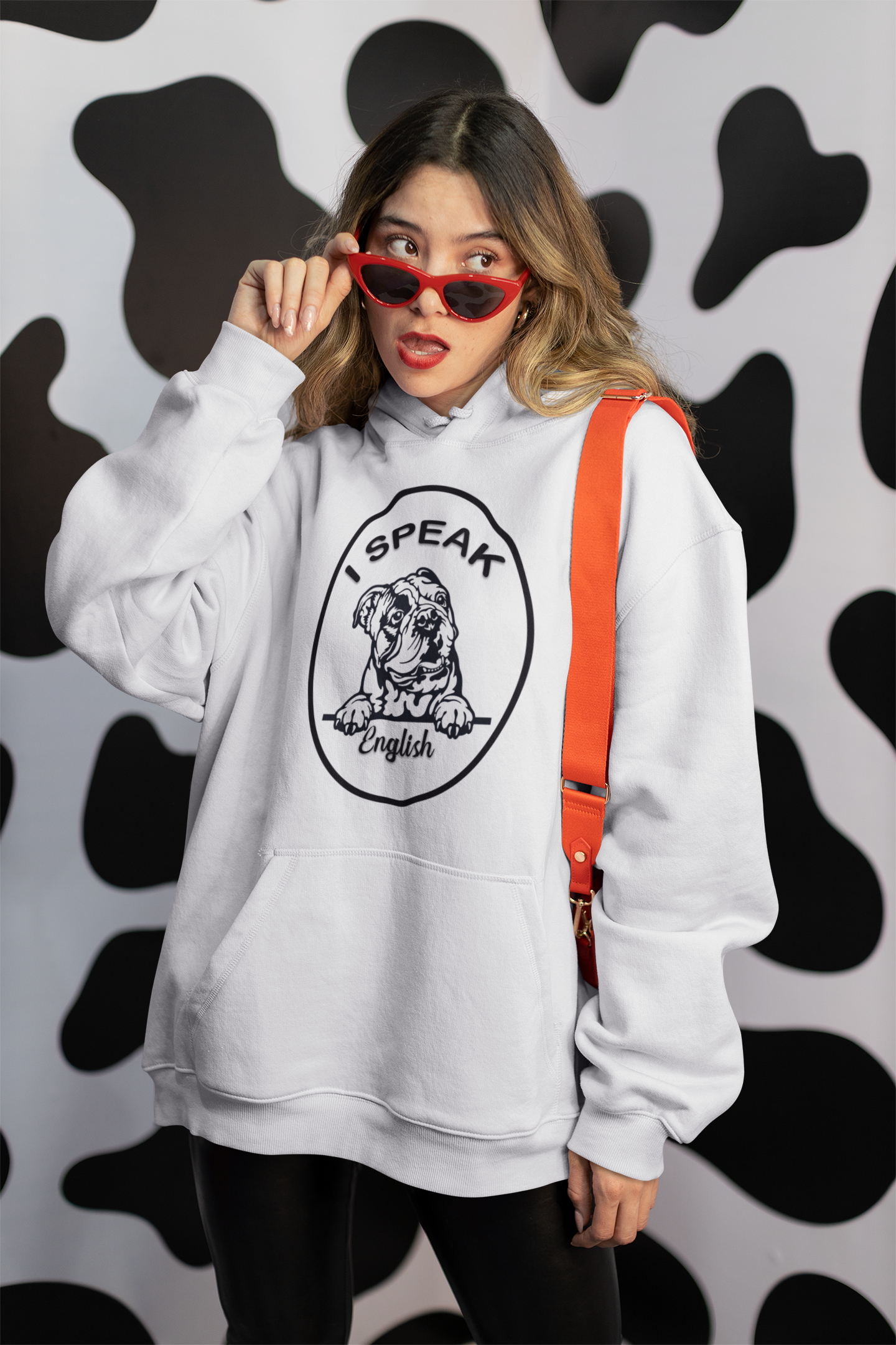I speak.....English Bulldog Crewneck Sweatshirt or Hoodie