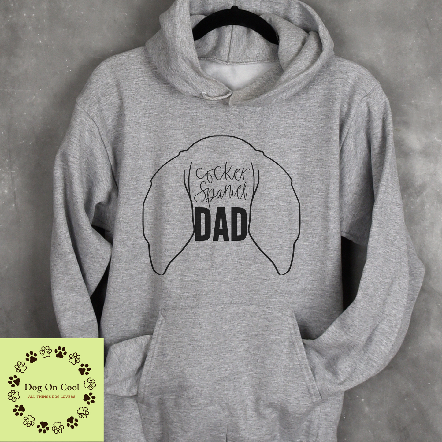 Cocker Spaniel Dog Dad Tshirt  Crewneck Sweatshirt or Hoodie