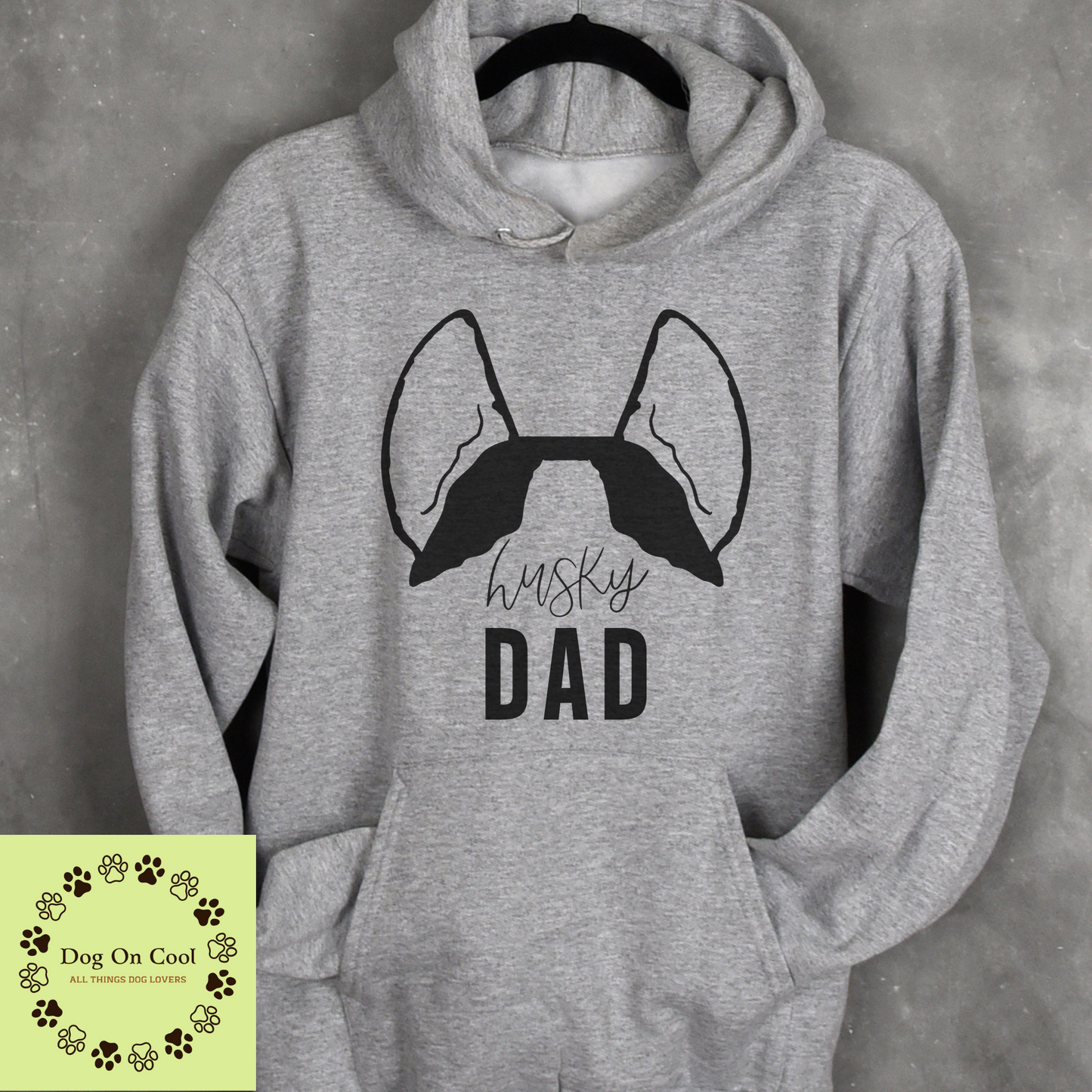 Husky Dog Dad Tshirt  Crewneck Sweatshirt or Hoodie