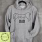 Pitbull Dog Dad Tshirt  Crewneck Sweatshirt or Hoodie