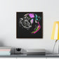 Vibrant Cane Corso Canvas Art: Colorful Canine Masterpiece, Square Frame