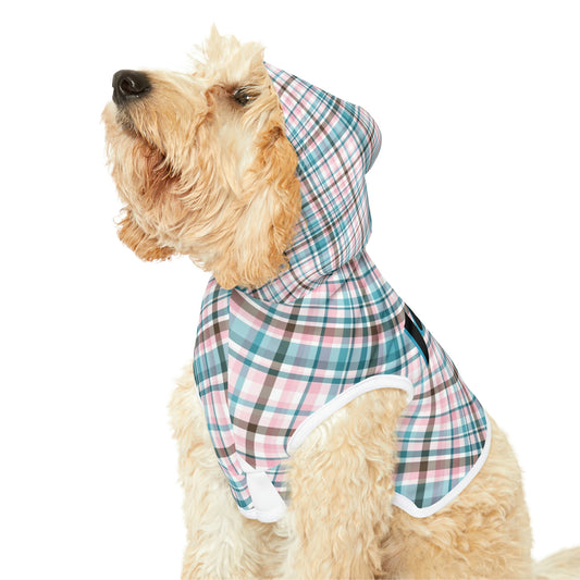 Personalized Dog Hoodie Plaid Dog