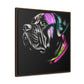 Vibrant Cane Corso Canvas Art: Colorful Canine Masterpiece, Square Frame