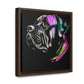 Vibrant Cane Corso Canvas Art: Colorful Canine Masterpiece, Square Frame