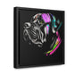 Vibrant Cane Corso Canvas Art: Colorful Canine Masterpiece, Square Frame