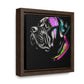 Vibrant Cane Corso Canvas Art: Colorful Canine Masterpiece, Square Frame