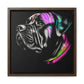 Vibrant Cane Corso Canvas Art: Colorful Canine Masterpiece, Square Frame