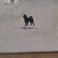 Dog Mom Custom Embroidered Dog Silhouette With Personalized Name on sleeve cuff