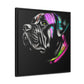 Vibrant Cane Corso Canvas Art: Colorful Canine Masterpiece, Square Frame