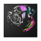Vibrant Cane Corso Canvas Art: Colorful Canine Masterpiece, Square Frame