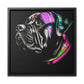 Vibrant Cane Corso Canvas Art: Colorful Canine Masterpiece, Square Frame