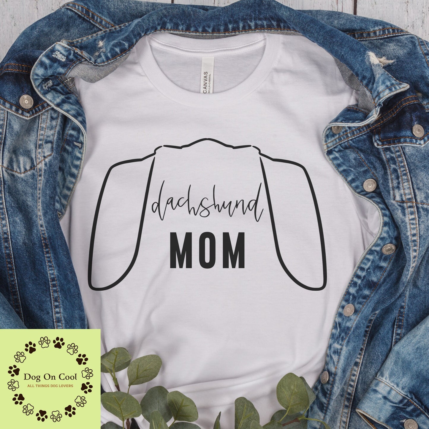 Dachshund Dog Mom Tshirt  Crewneck Sweatshirt or Hoodie