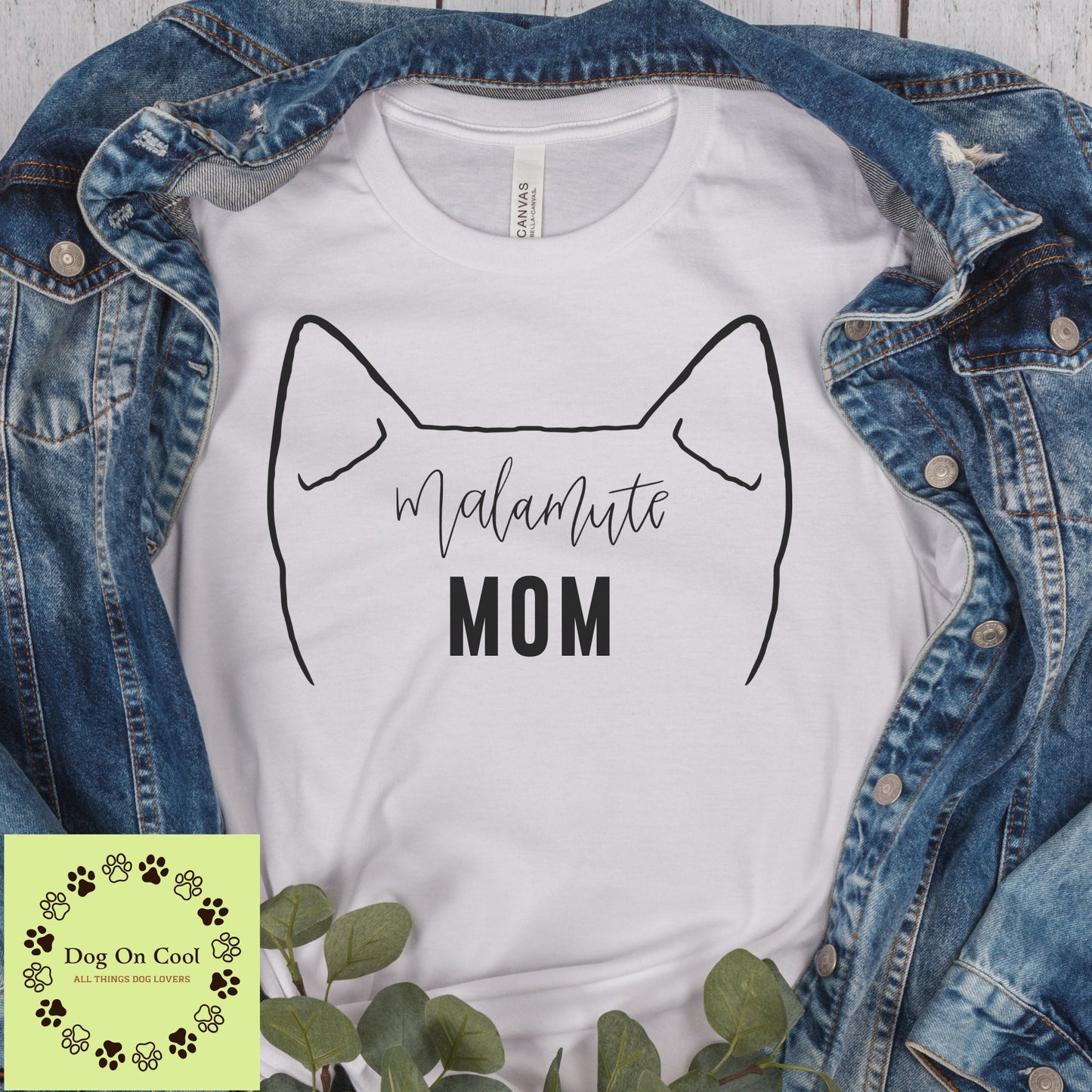 Malamute Dog Mom Tshirt  Crewneck Sweatshirt or Hoodie